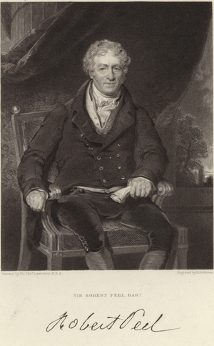 Sir Robert Peel (engraving)