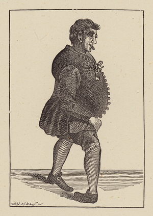 Joseph Clark, the Posture Maker (engraving)