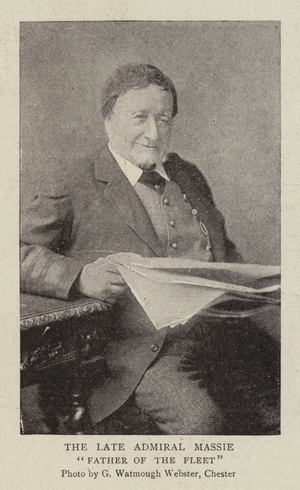 The Late Admiral Massie (b/w photo)