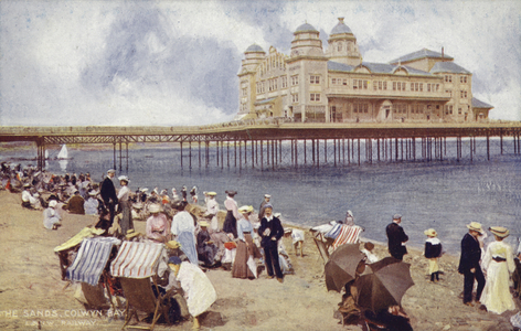 The Sands, Colwyn Bay (coloured photo)