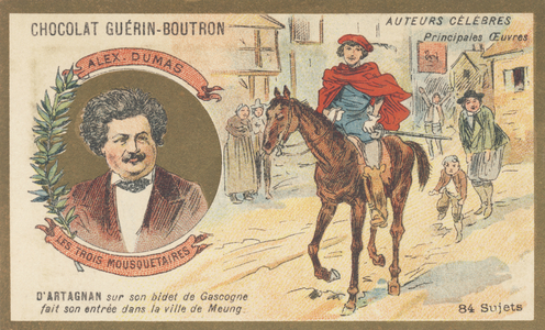 Alexandre Dumas (1802-1870), French writer, author of “Les trois musketeaires”, novel (1844)