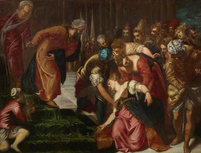 Esther before Ahasuerus c.1546-7 (oil on canvas)