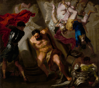 The Death of Samson, c.1650 (oil on canvas)