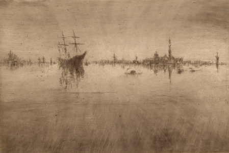 Nocturne, 1879-80 (etching and drypoint in dark brown ink on cream laid paper)
