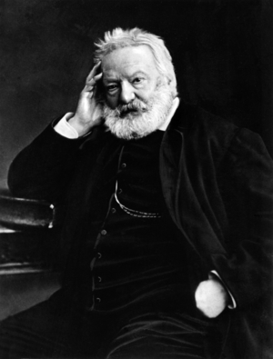 Victor Hugo (b/w photo)