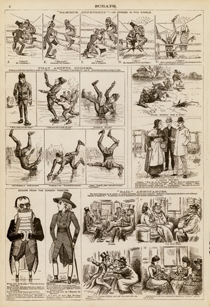 Page from Scraps, Vol IV, No 129 (engraving)