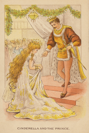 Cinderella (colour litho)