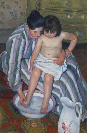 The Child's Bath, 1893 (oil on canvas)

