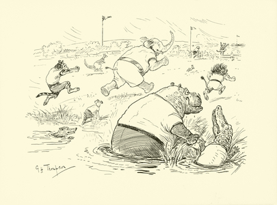 Les Animaux au Jeux Olympiques (litho)