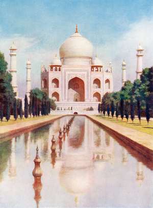 The Taj-Mahal, Agra, Uttar Pradesh, India, from The Wonders of the World, pub. c.1920