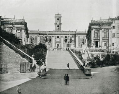 The Capitol, Rome (b/w photo)