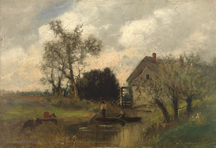 Landscape (oil on canvas)