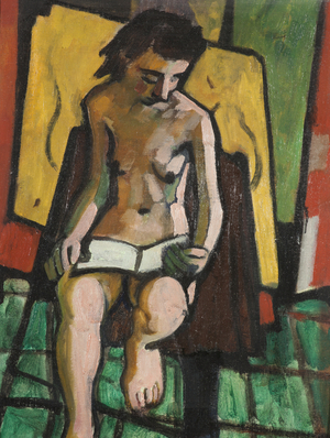Nudo che legge, 1947