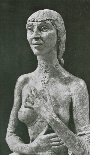Jacob Epstein (b/w photo)