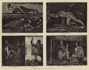 Work at a Coal Mine, II (engraving)
