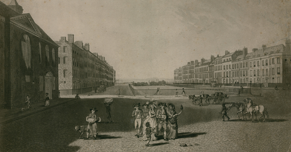 Unidentified London Square (engraving)