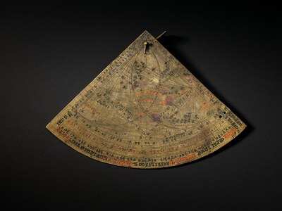 Astrolabe quadrant, 1291-1310 (brass)