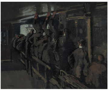 The Gallery at the Old Mogul, 1906 (oil on canvas)