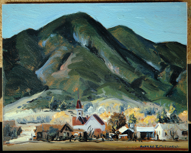 Temecula Hills (oil on panel)