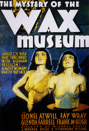 THE MYSTERY OF THE WAX MUSEUM, 1933 (poster)