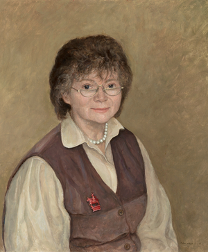 Portrait of Paddy Curzon Price, c.1986 (oil on canvas)