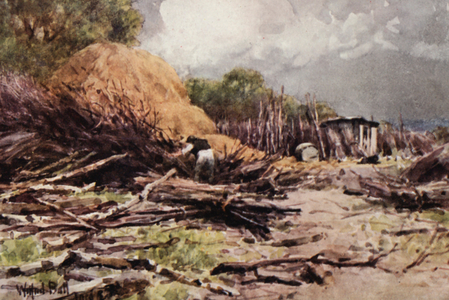 Japheth at Work (colour litho)
