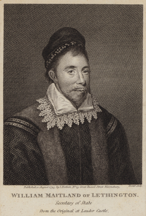 William Maitland of Lethington, Scottish politician and reformer (engraving)