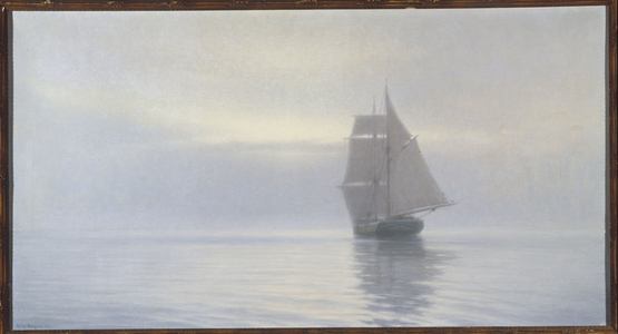 L'Alda in a calm gray symphony, 1903 (oil on canvas)