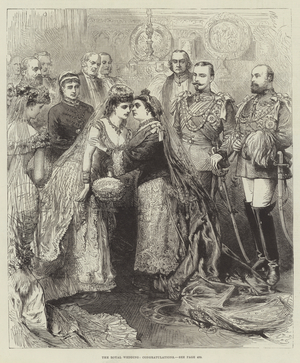The Royal Wedding, Congratulations (engraving)