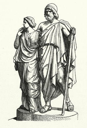 Oedipus and Antigone (engraving)