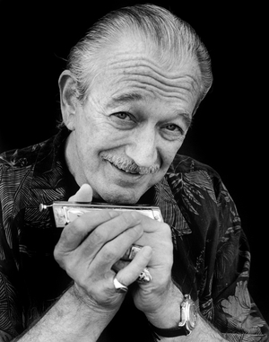 Charlie Musselwhite, Sausalito, California, 2007 (b/w photo)