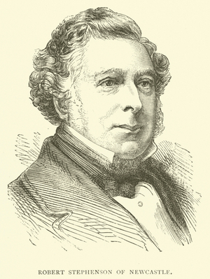 Robert Stephenson of Newcastle (engraving)