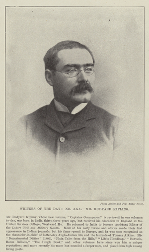 Mr Rudyard Kipling (b/w photo)