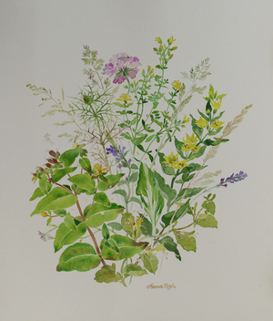 Flowers still life 4, 2021 (painting)