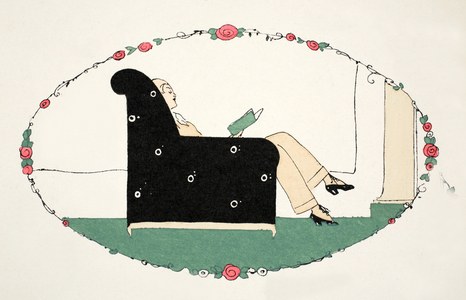 Relaxation (pochoir print)