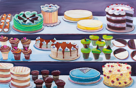 Cakes (oil on canvas)