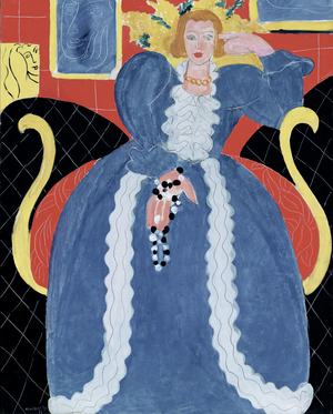 Woman in Blue, 1937 (oil on canvas)