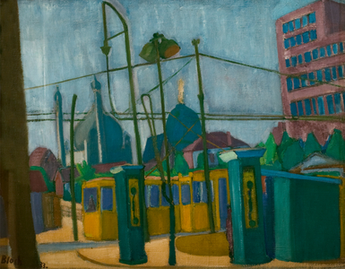 Fehrbelliner Platz, Berlin, 1933 (oil on canvas)