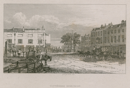 Tottenham High Cross, London (engraving)