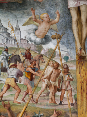 Detail of the Passion and Crucifixion of Christ, 1529 (fresco)