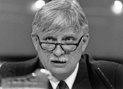 Mr Jiri Dienstbier Minister for Foreign Affairs of the Czech and Slovak Federal Republic 26 March 1992 (b/w photo)