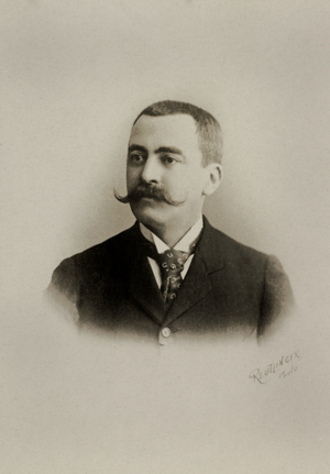 Portrait du compositeur francais Gaston Serpette  (photo)