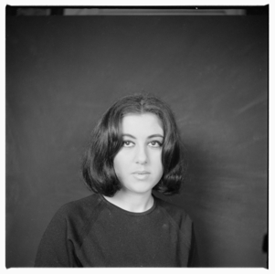 Unknown young woman, c.1955 (b/w photo)