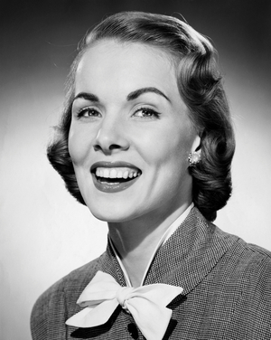 Portrait of a young woman smiling