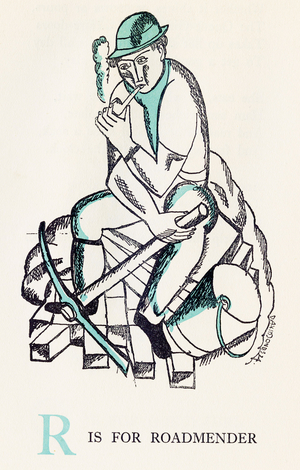R is for Roadmender, 1924 (print)