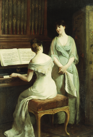 My Heart Ever Faithful (oil on canvas)