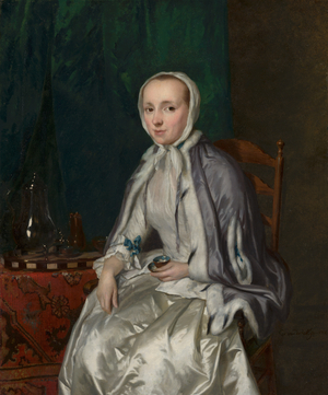 Portrait of Elisabeth Troost, c.1758 (oil on canvas)