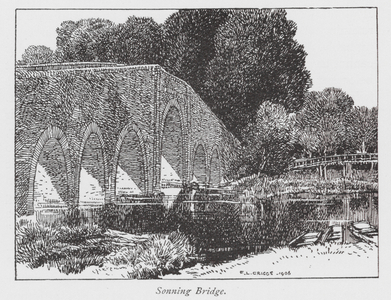 Sonning Bridge (litho)