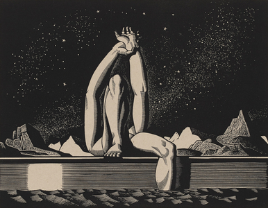 Starlight, 1930 (wood engraving)