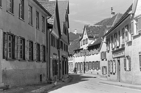 A trip to Giengen, Germany 1930s (b/w photo)